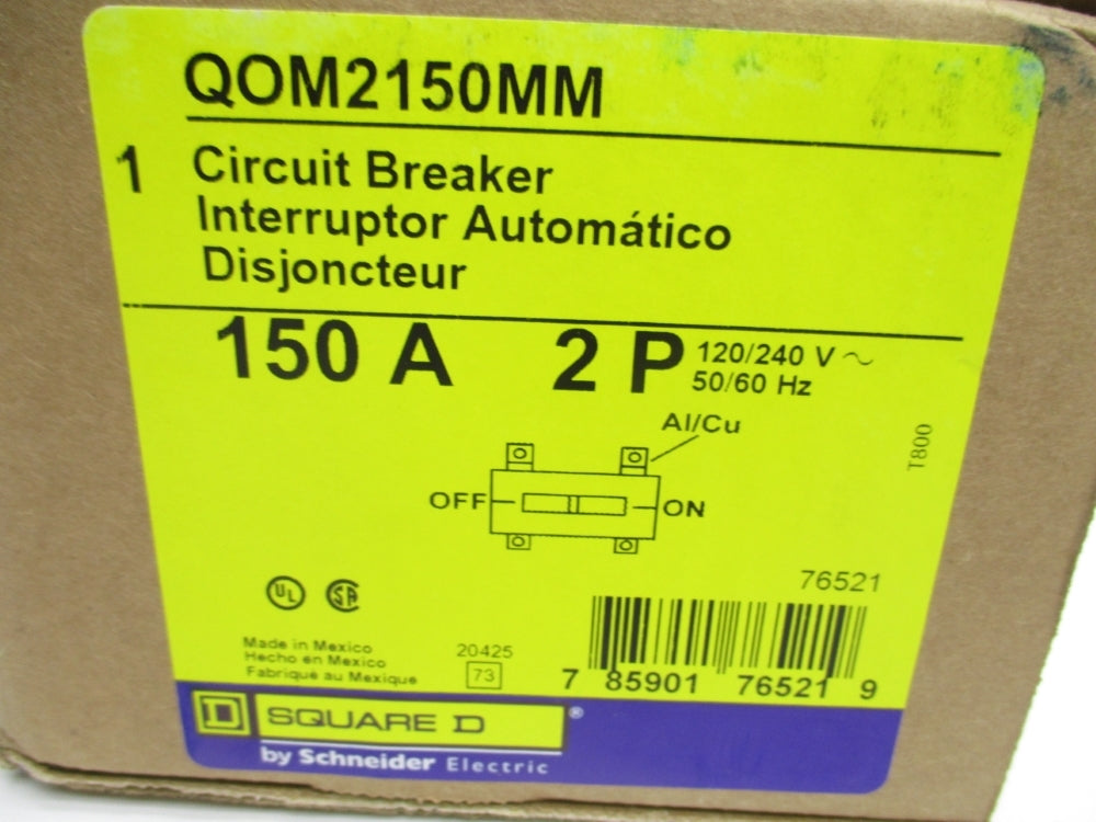 SQUARE D QOM2150MM 240V 150A NSMP
