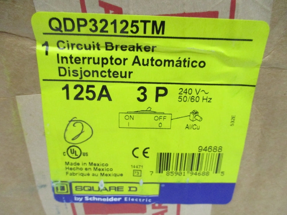 SQUARE D QDP32125TM 125A 240V NSMP