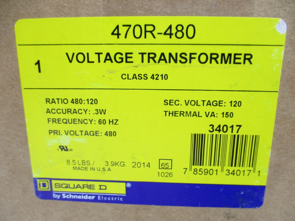 SQUARE D 470R-480 150VA NSMP