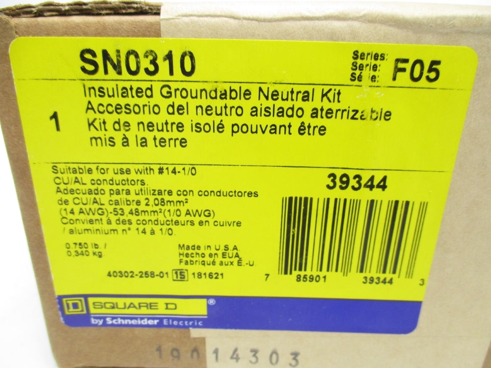 SQUARE D SN0310 SER. F05 NSFS