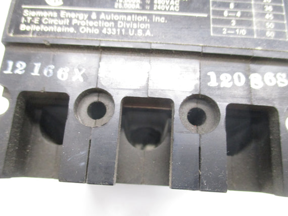 I-T-E CIRCUIT BREAKER E43B035 35A 480V UNMP