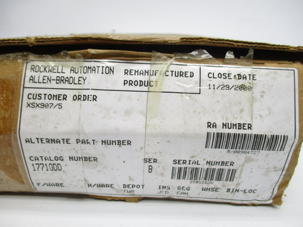 ALLEN BRADLEY 1771-ODD SER. B REMAN