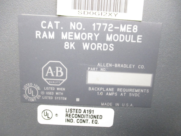 ALLEN BRADLEY 1772-ME8 REMAN
