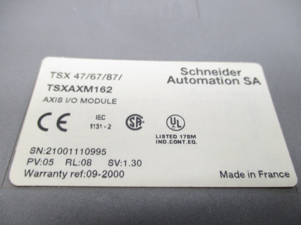 SCHNEIDER ELECTRIC TSXAXM162 UNMP