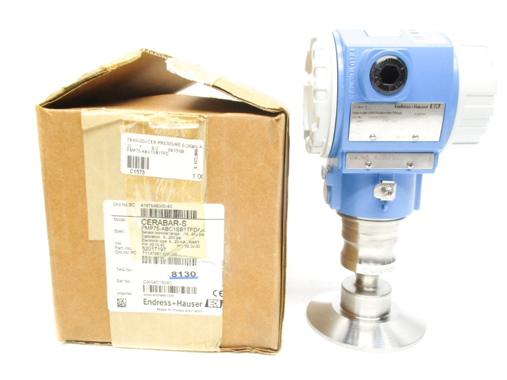 ENDRESS+HAUSER PMP75-ABC1SB1TFDAA 52017197 11.5-45VDC F/W 02.10.40 NSMP