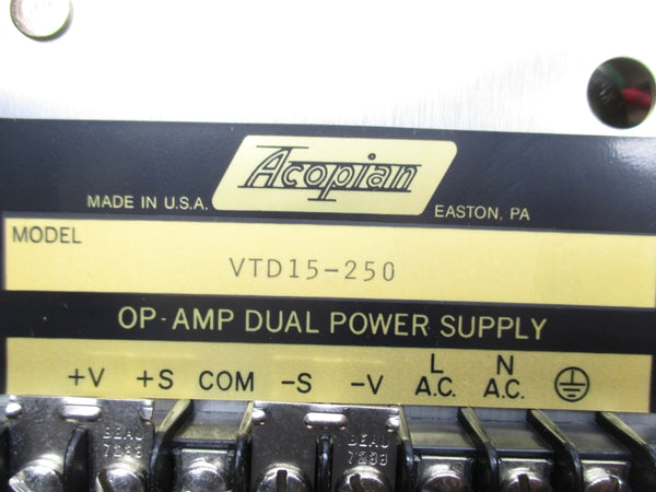 ACOPIAN VTD15-250 NSMP