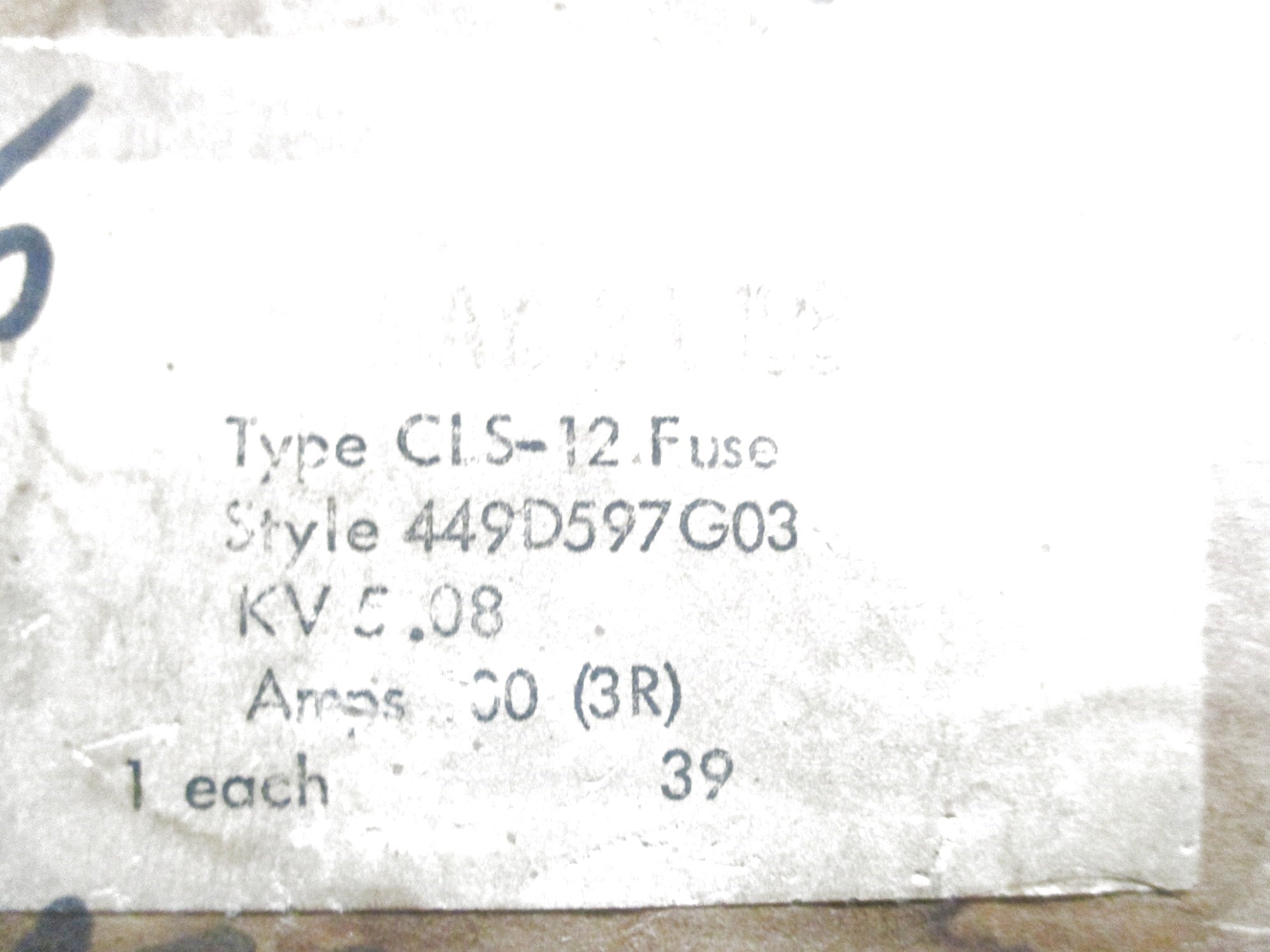 WESTINGHOUSE 449D597G03 CLS-2 NSMP