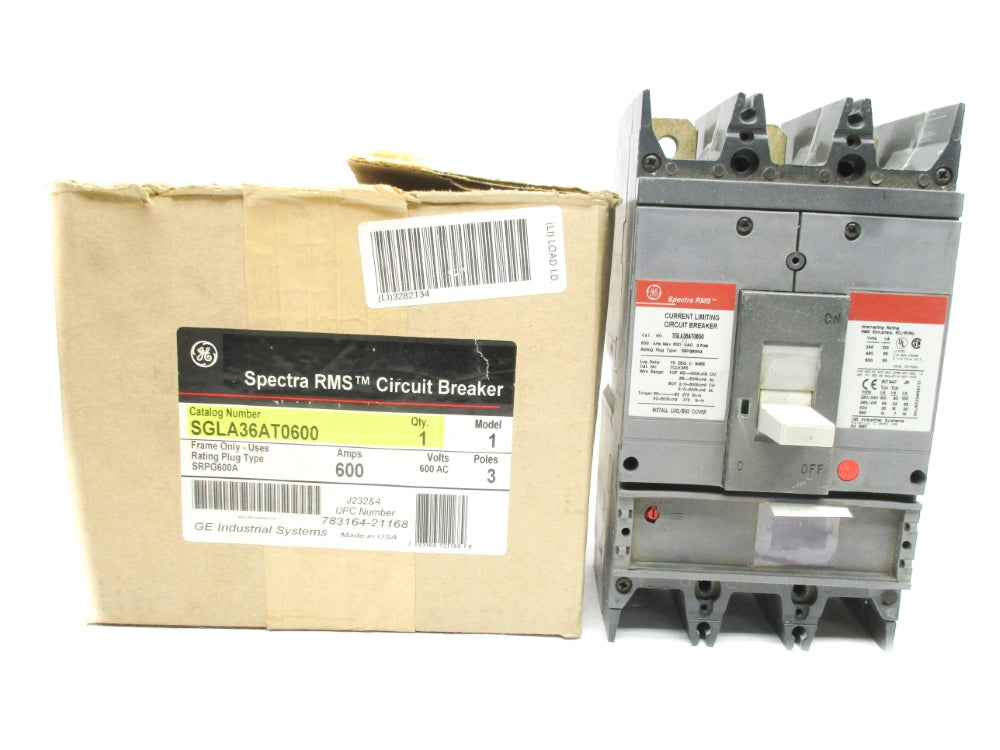 GENERAL ELECTRIC SGLA36AT0600 600A 600VAC NSMP