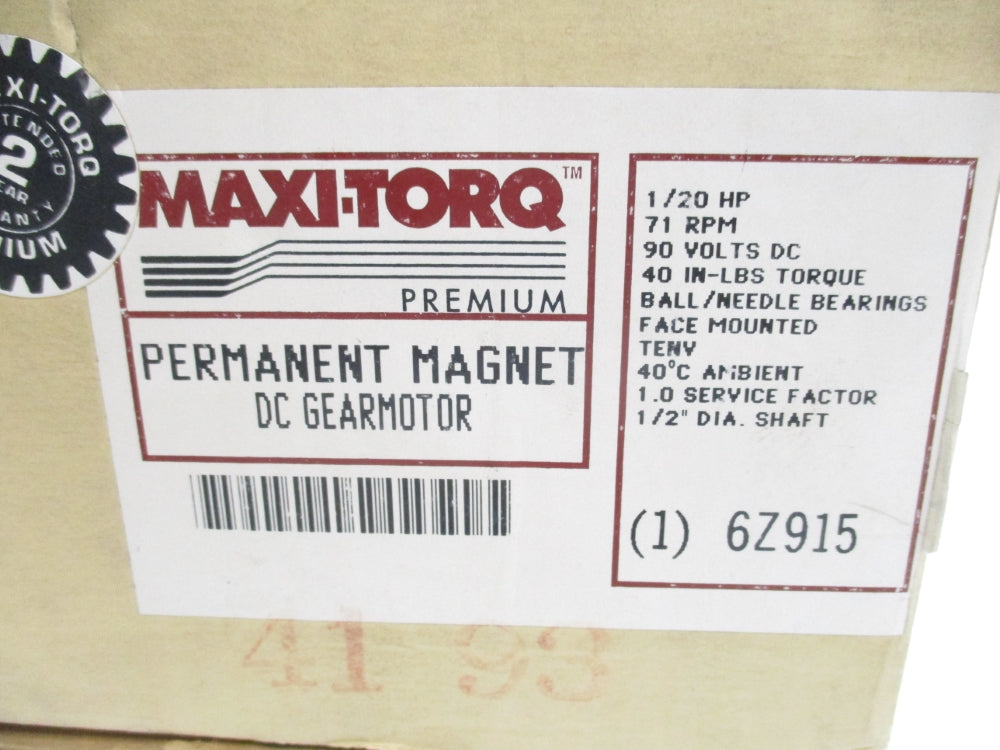 MAXI-TORQ 6Z915 NSMP