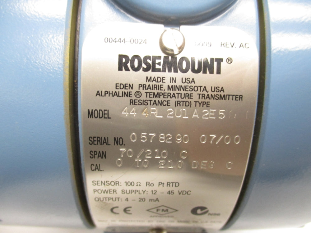 ROSEMOUNT 444RL2U1A2E5 NSMP