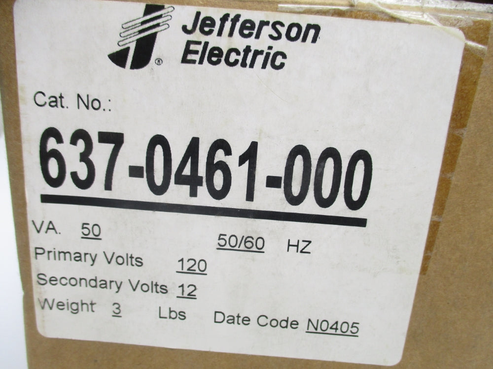 JEFFERSON ELECTRIC 637-0461-000 50VA NSMP