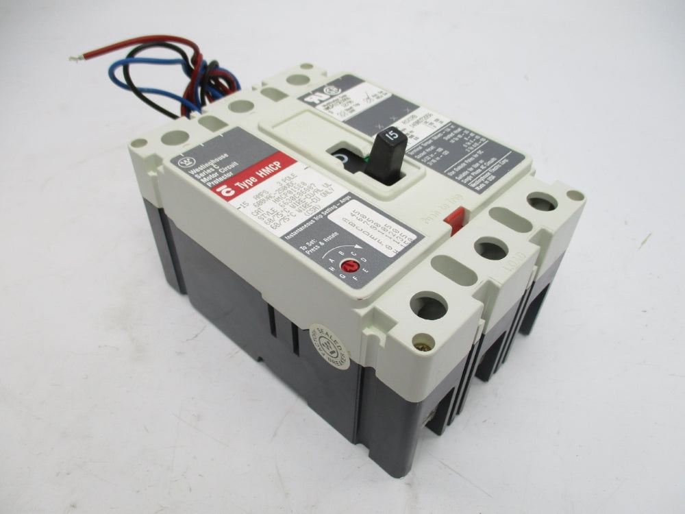 WESTINGHOUSE HMCP015E0AO6 SER. C 15A 600VAC NSMP
