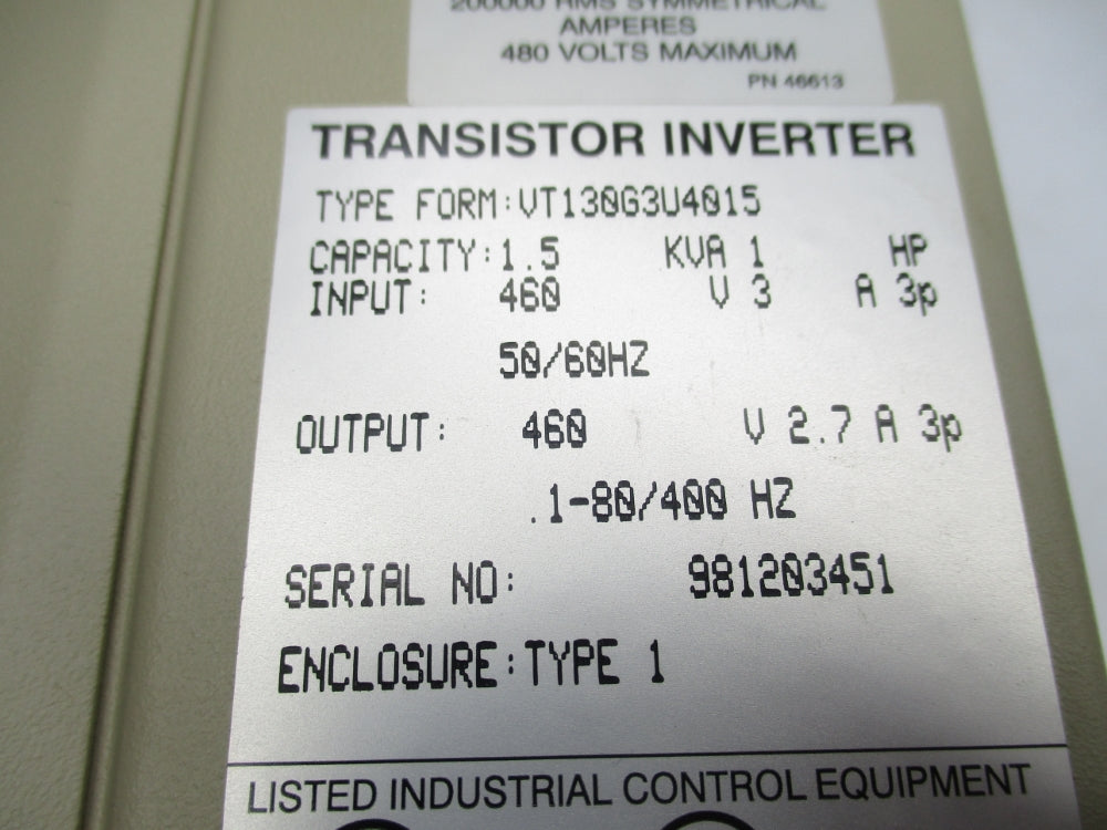 TOSHIBA VT130G3U4015 NSMP