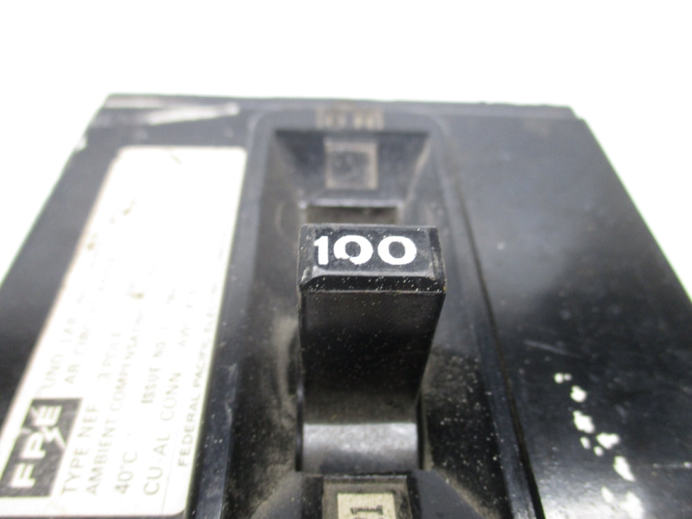 FPE NEF3100 100A 480V UNMP