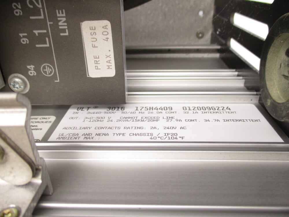 DANFOSS VLT3016175H4409012009G224 NSNP