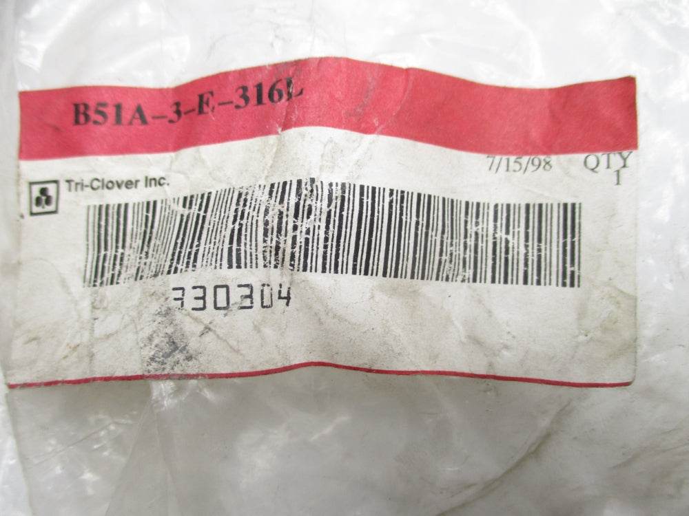 TRI-CLOVER B51A-3-E-316L 3 7/8" NSNP