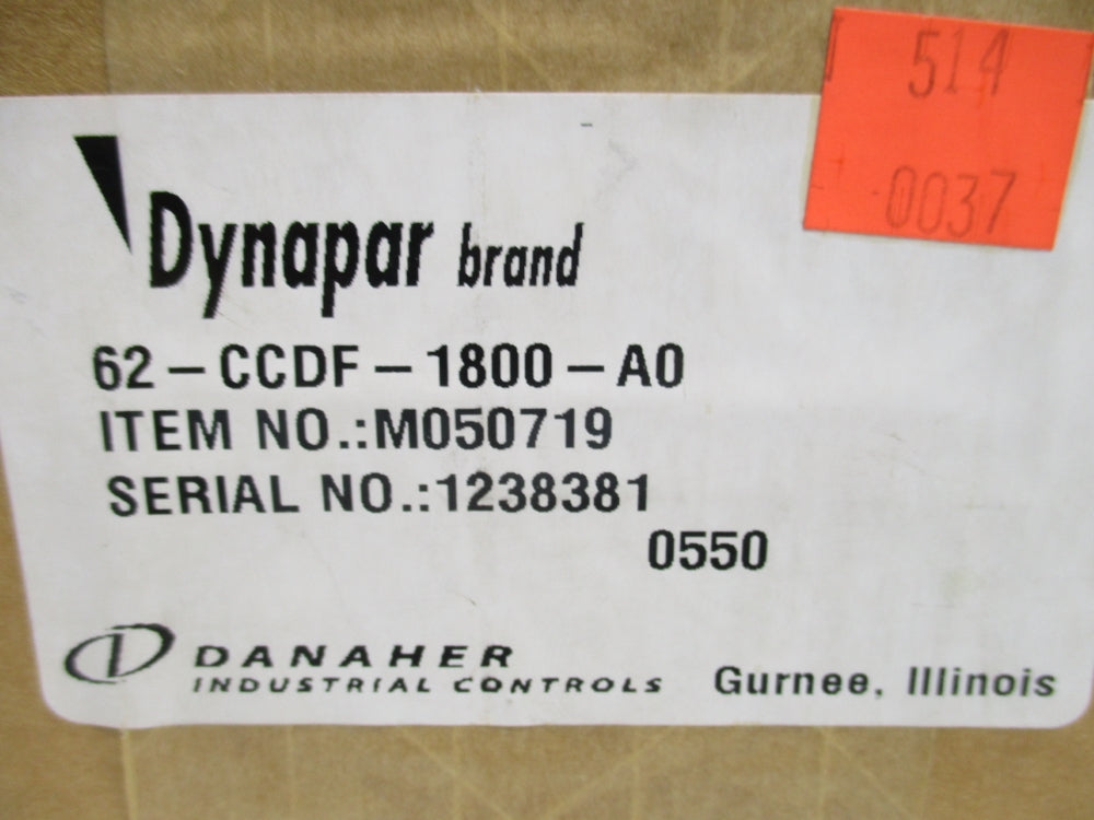 DANAHER M050719 62-CCDF-1800-A0 NSMP