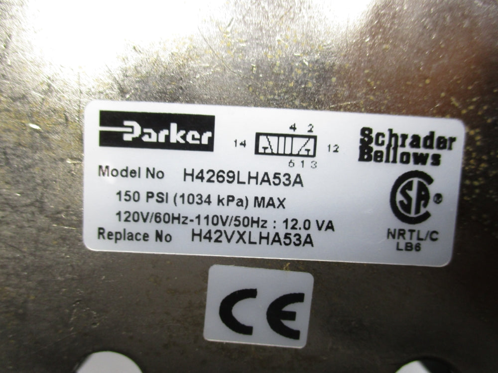 PARKER H4269LHA53A 110/120V 150PSI NSNP