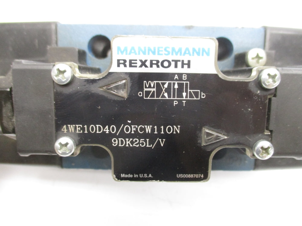 REXROTH 4WE10D40/0FCW110N9DK25L/V 90V UNMP