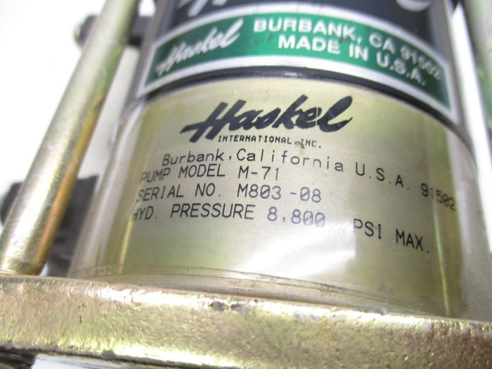 HASKEL M-71 UNMP