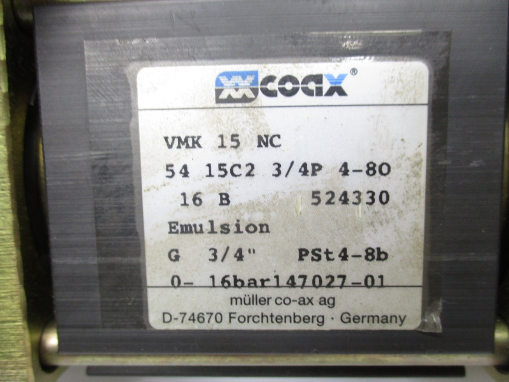 SPRINGER CO-AX VMK152C216VTB3/4L20VBXXP1A 16BAR  NSNP
