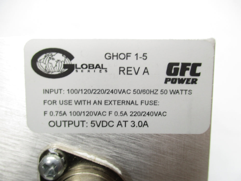 GFC POWER LIMITED GHOF1-5 240VAC 3.0A REV. A NSMP