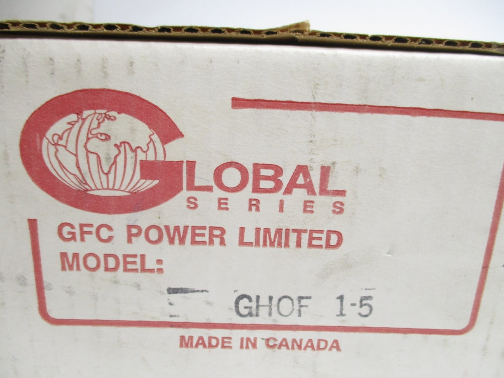 GFC POWER LIMITED GHOF1-5 240VAC 3.0A REV. A NSMP