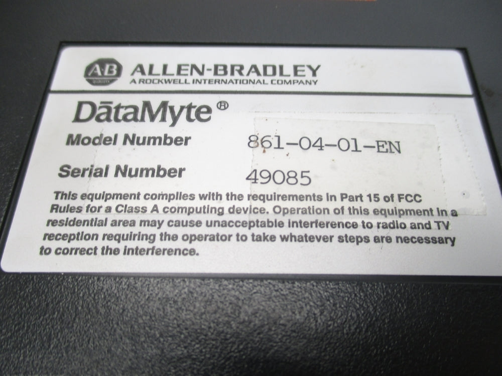 INDUSTRIAL SPARE PART 861-04-01-EN UNMP