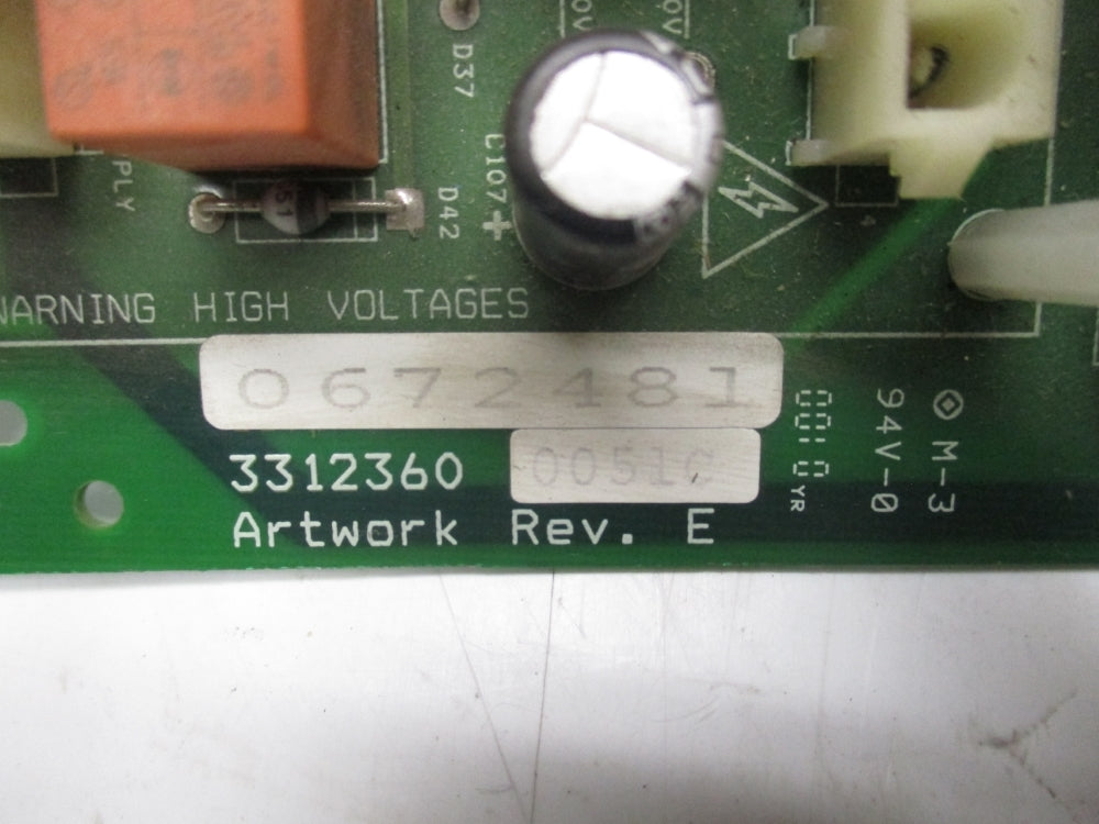 MARKEM 3312360 REV. E UNMP