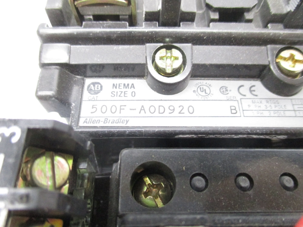 INDUSTRIAL SPARE PART 500F-AOD920 SER. B 110/115-120V NSMP