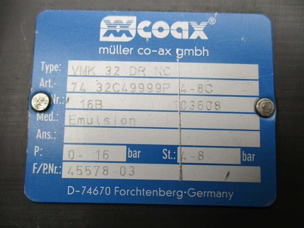 COAX VMK32DRNC 4-8BAR NSNP