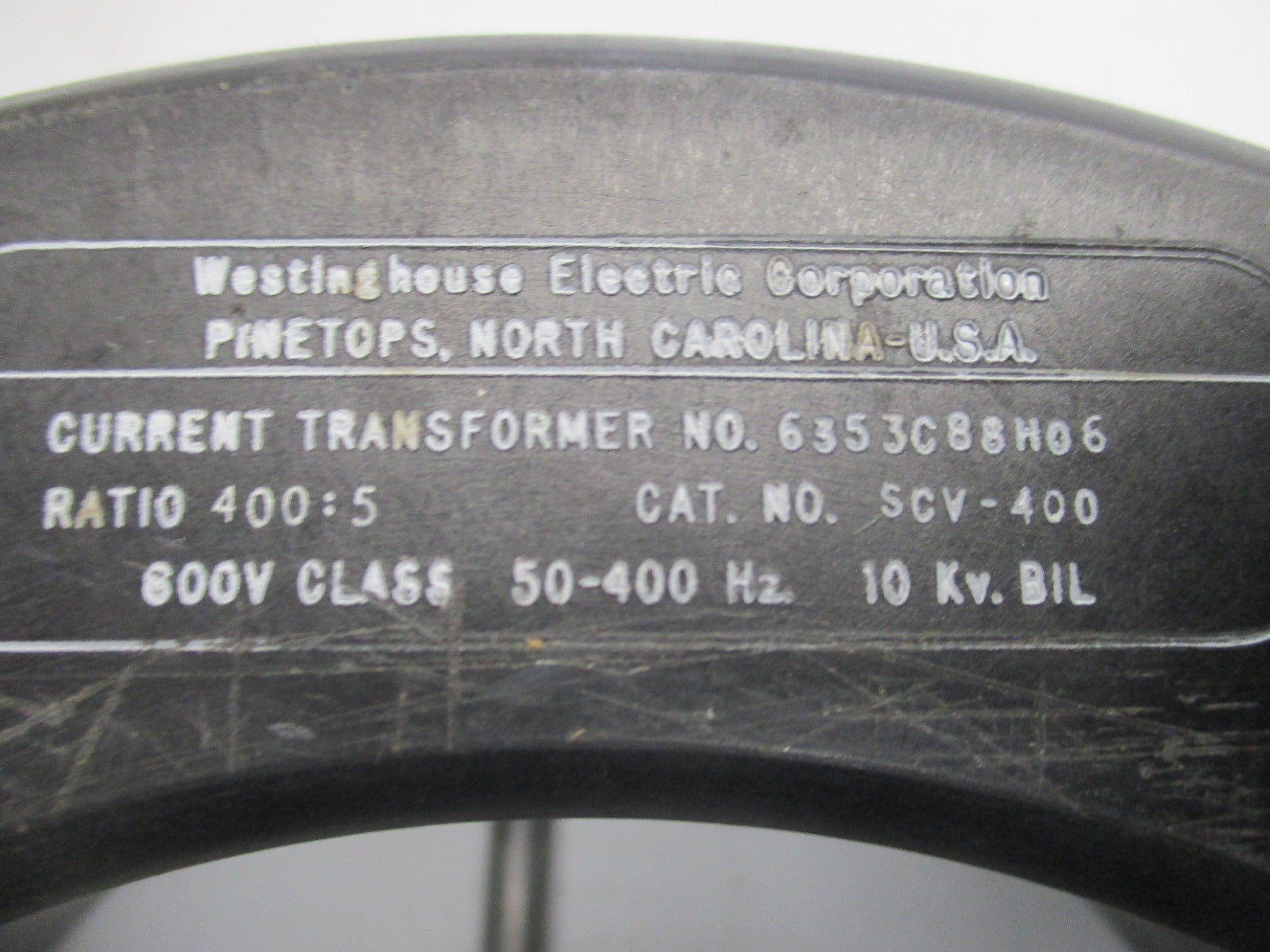 WESTINGHOUSE 6353C88H06 SCV-400 UNMP
