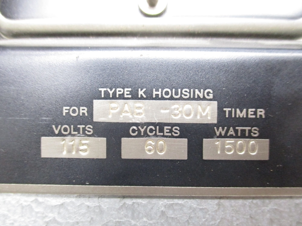 TIMER PAB-30M 0-30MIN 115V NSNP