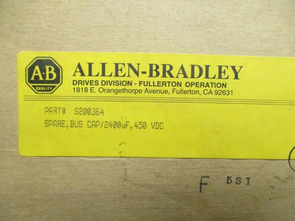 INDUSTRIAL SPARE PART S200364 (BR/YL) NSFS