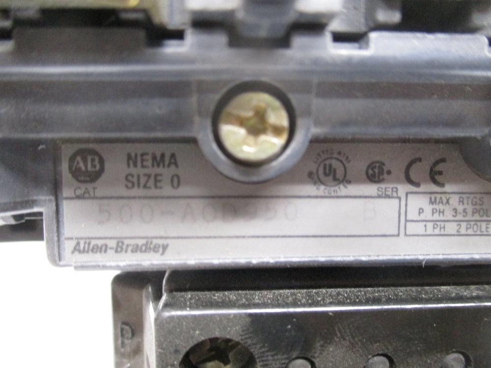 INDUSTRIAL SPARE PART 500-AOD950 SER. B UNMP