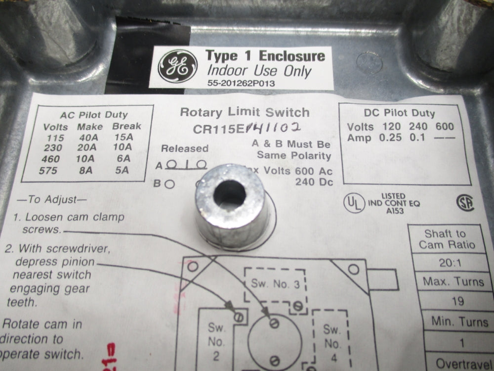 GENERAL ELECTRIC CR115E141102 UNMP