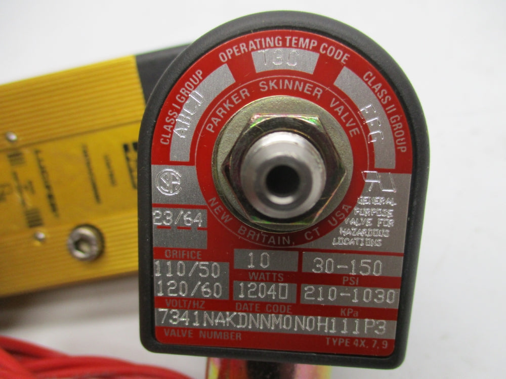 PARKER 7341NAKDNNM0N0H111P3 110/120V 30-150PSI 23/64" NSMP