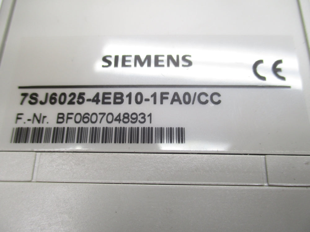 SIEMENS 7SJ6025-4EB10-1FA0/CC NSMP
