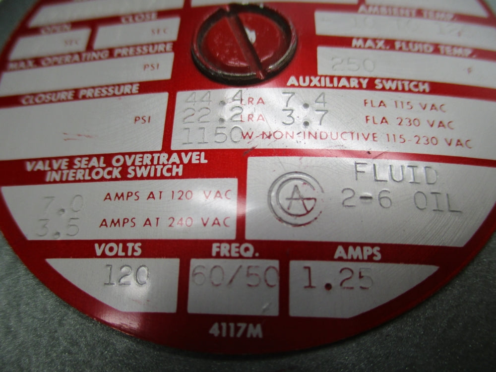 ITT H01A252A171 120V  NSNP