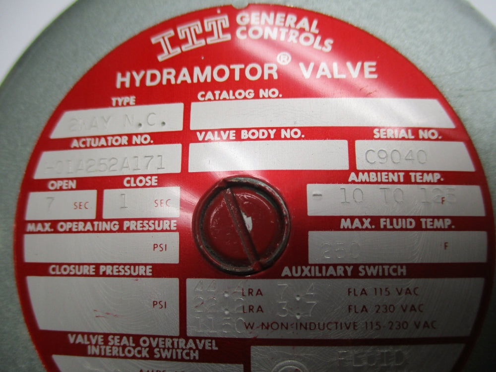 ITT H01A252A171 120V  NSNP