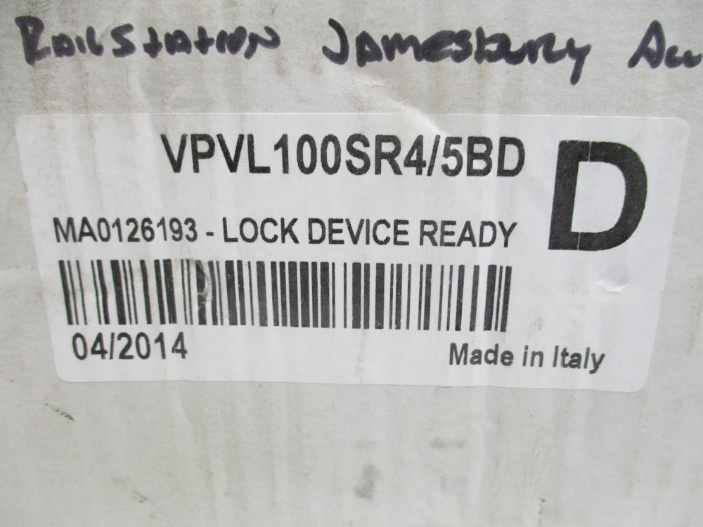 JAMESBURY VPVL100SR4/5BD 116PSI NSMP