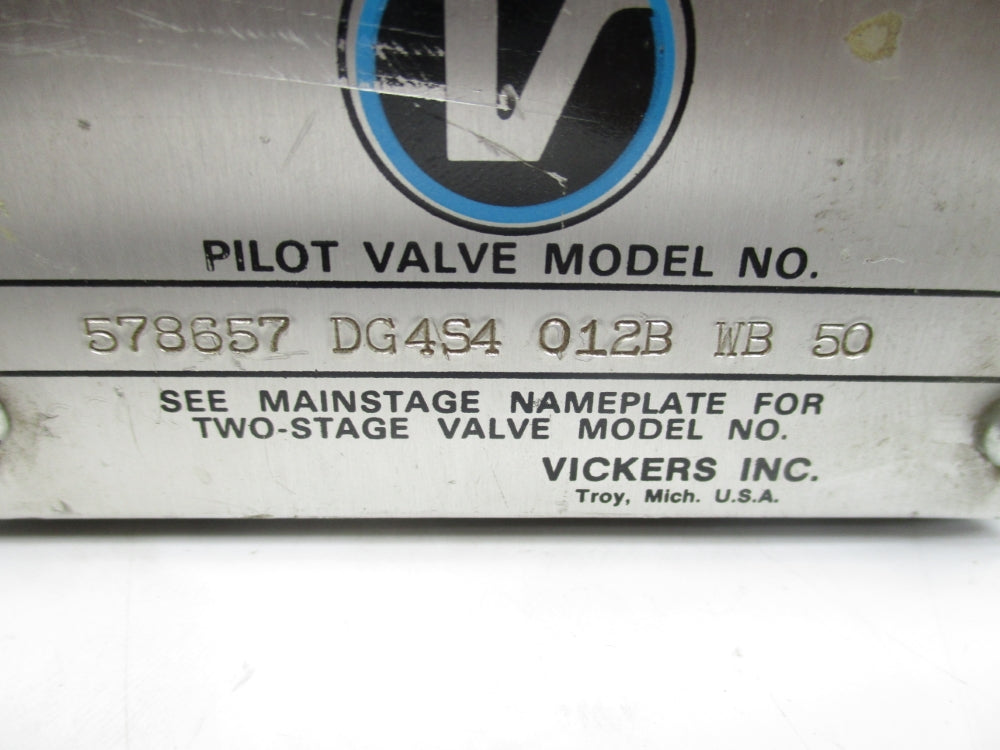 VICKERS DG4S4012BWB50 578657 (AS PICTURED) UNMP