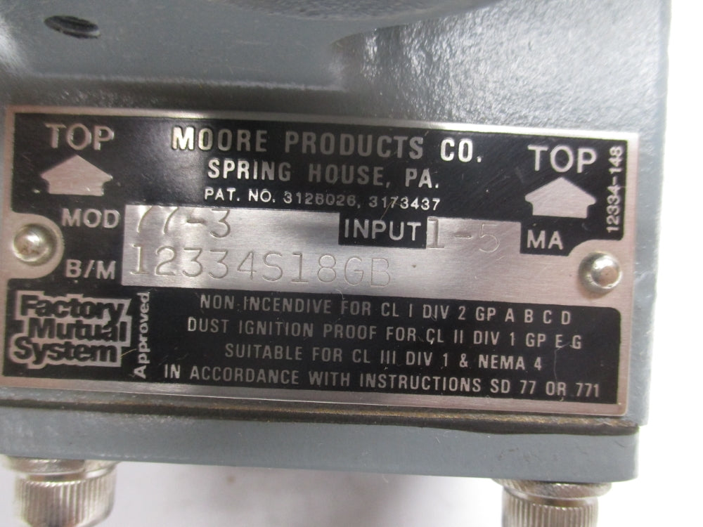 MOORE 77-3 12334S18GB NSNP