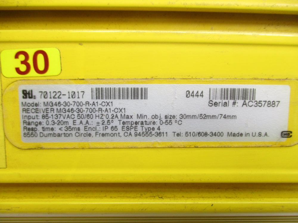 STI 70122-1017 MG46-30-700-R-A1-CX1 UNMP