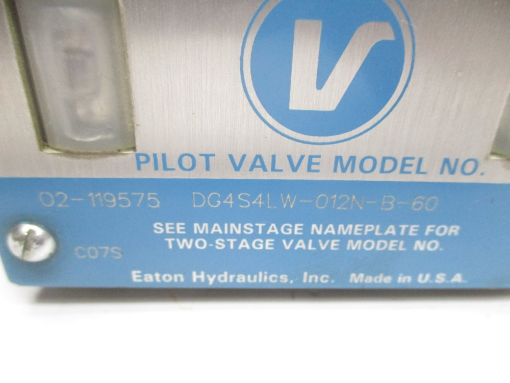 VICKERS DG4S4LW-012N-B-60 02-119575 110V/50HZ-120V/60HZ NSNP