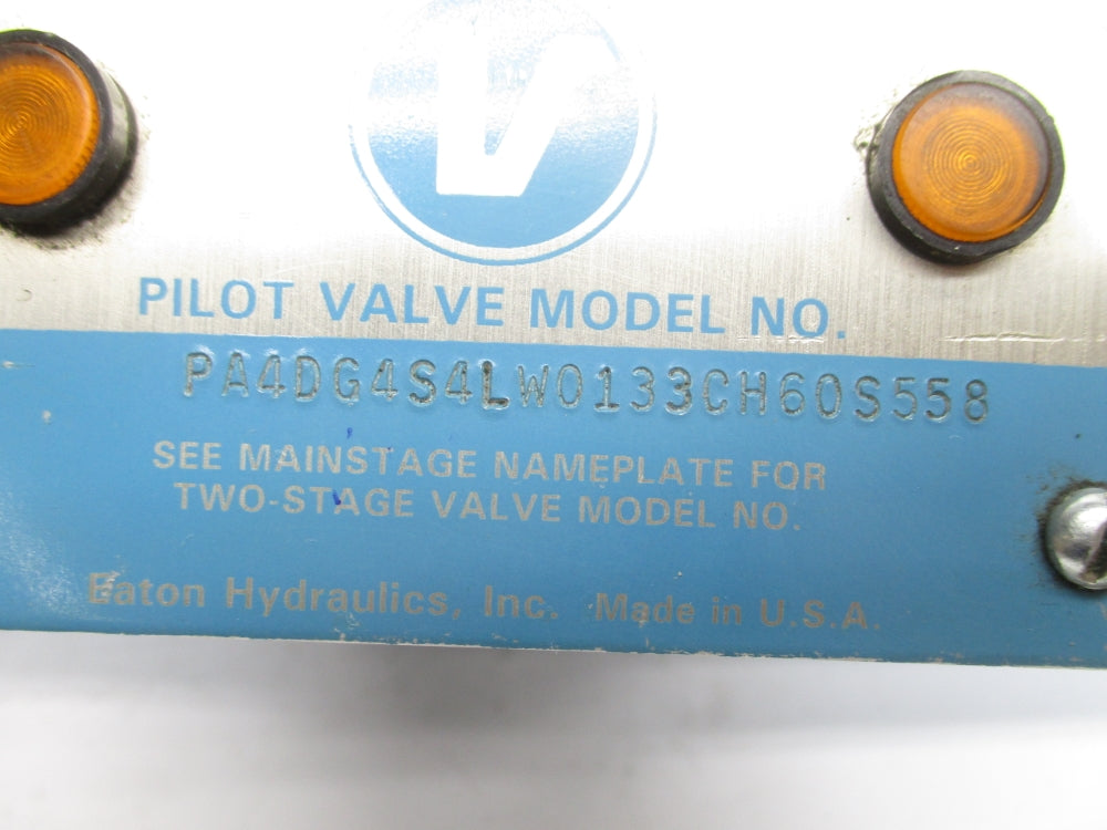 VICKERS PA4DG4S4LW0133CH60S558 24VDC NSNP