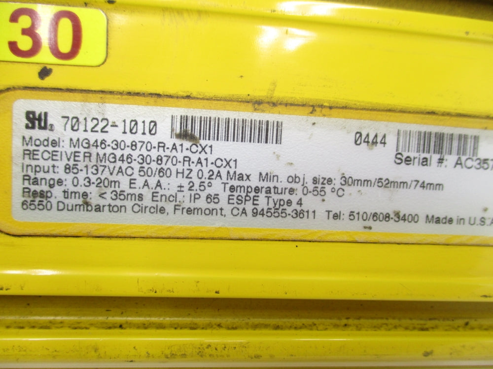 STI 70122-1010 MG46-30-870-R-A1-CX1 UNMP