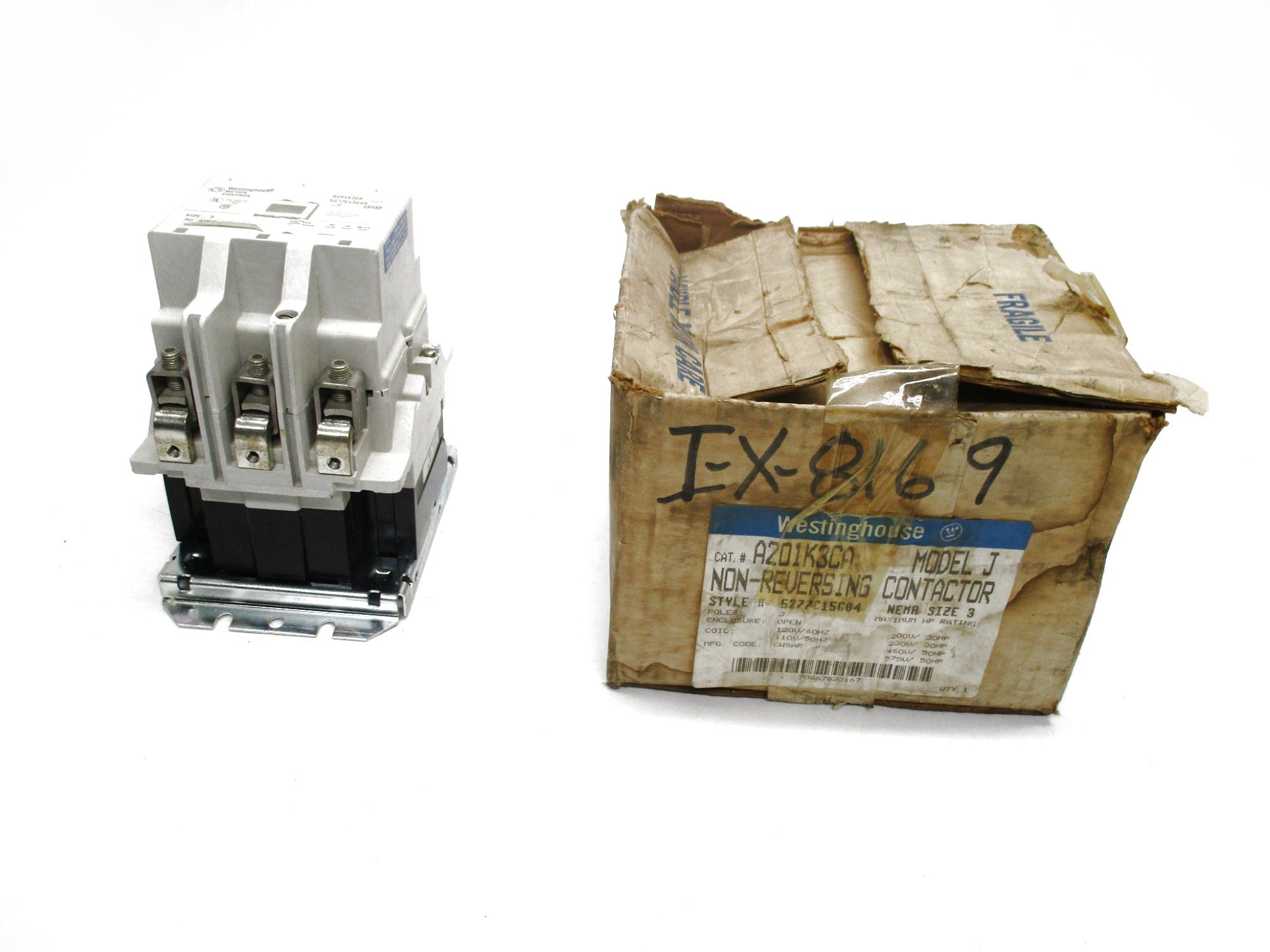 WESTINGHOUSE A201K3CA 110-120V 90A (AS PICTURED) NSMP