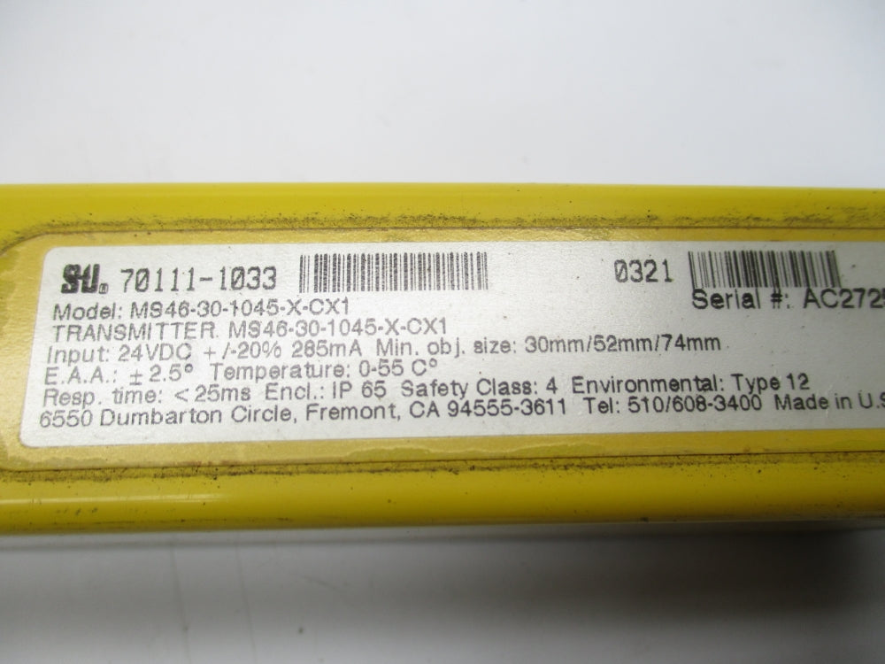STI 70111-1033 MS46-30-1045-X-CX1 UNMP