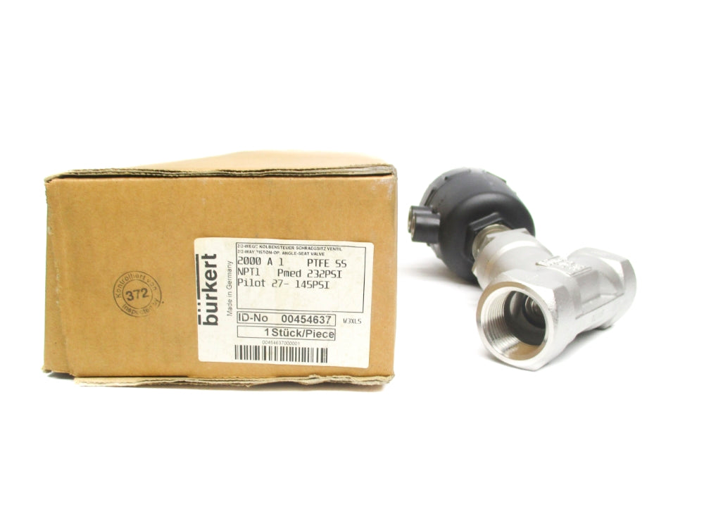 BURKERT 00454637 2000A1PTFESS 27-145PSI NSMP